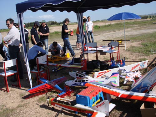 O Aeródromo da Covilhã foi local de encontro de dezenas de aeromodelistas