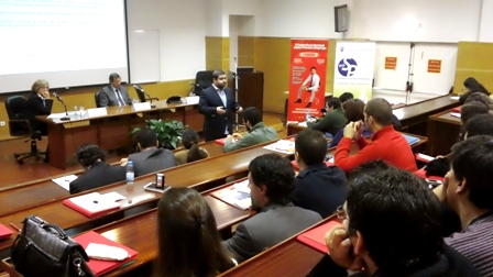 A "II Conferência Nacional sobre o Primeiro Emprego" encheu o anfiteatro da Faculdade de Ciências Sociais e Humanas. 