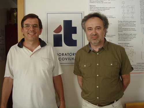 Fernando Velez e Abel Gomes são dois dos mentores do IT na Covilhã