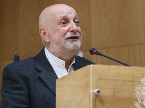 José Martinez de Oliveira, durante a Lição de Jubilação