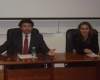 O orador José Luís Carneiro com a professora Teresa Cierco