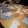 Os alunos albicastrenses aprenderam a história e contactaram com o sistema braille 