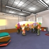 Imagens em 3D relativas à creche do Centro Hospitalar Cova da Beira que deverá entrar em funcionamento em março