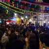 A festa tem atraído muito público ao espaço situado no centro da cidade