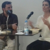 Andreia Vale acompanhada pelo também jornalista Alexandre Salgueiro