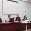 Martín Rodriguez Alberdi (à esquerda), Vítor Lima e Luís Madeira (ao centro) e Sandra Coroado (à direita), durante o debate