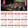 O calendário da Banda é uma oferta, sendo que cada pessoa dá o que puder