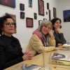 Betty Blue (à esquerda), pseudónimo de Elisabeth Morão, foi a poeta convidada para o evento da CooLabora  
