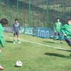 Os jogadores do Sp. Covilhã e da ADE em acção no estágio da Selecção Nacional